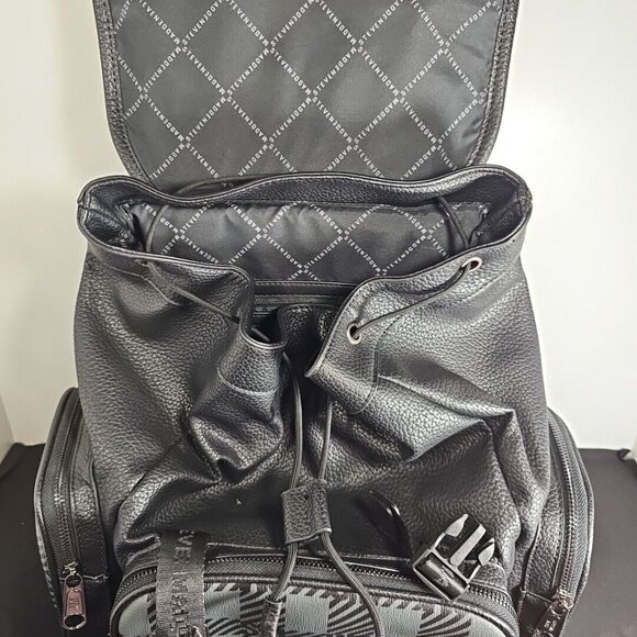 Steve Madden Logo BKAMI Black Backpack - NWT